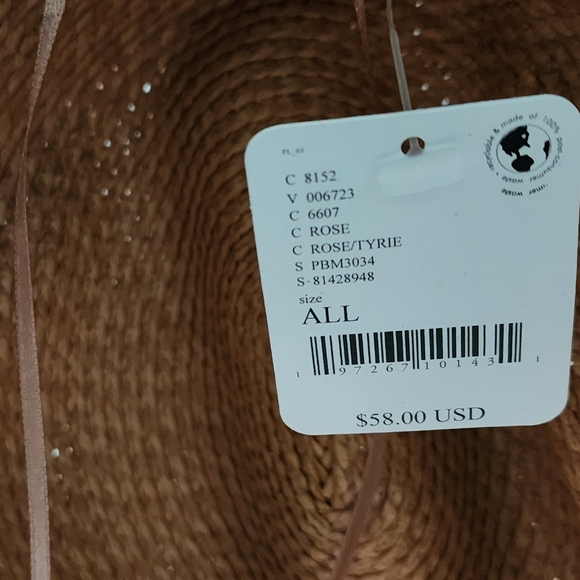 FREE PEOPLE SAN Diego HAT COMPANY PACKABLE STRAW HAT - Picture 5 of 10